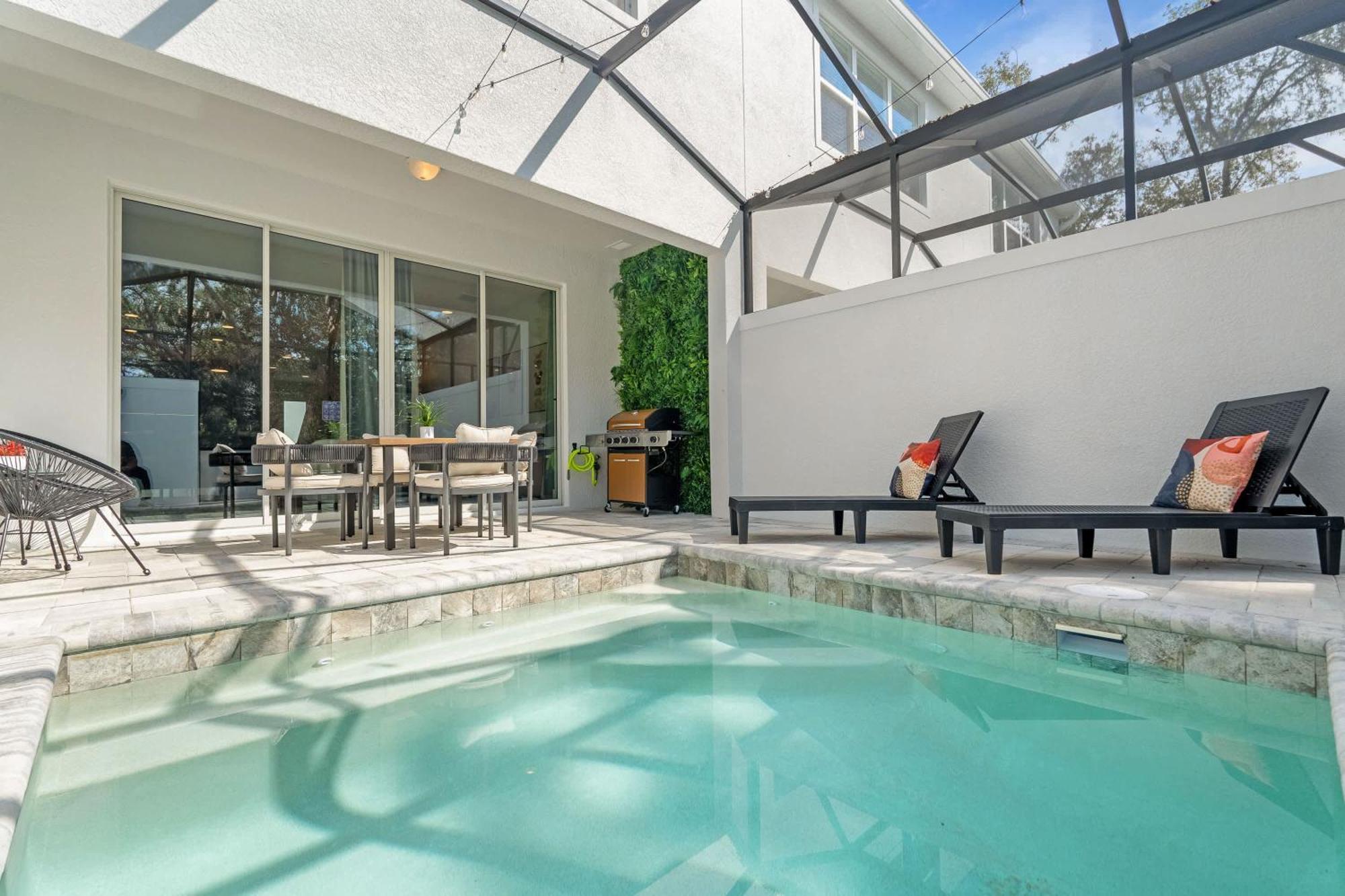 Upstay - Modern Family Townhouse W Private Pool Орландо Экстерьер фото